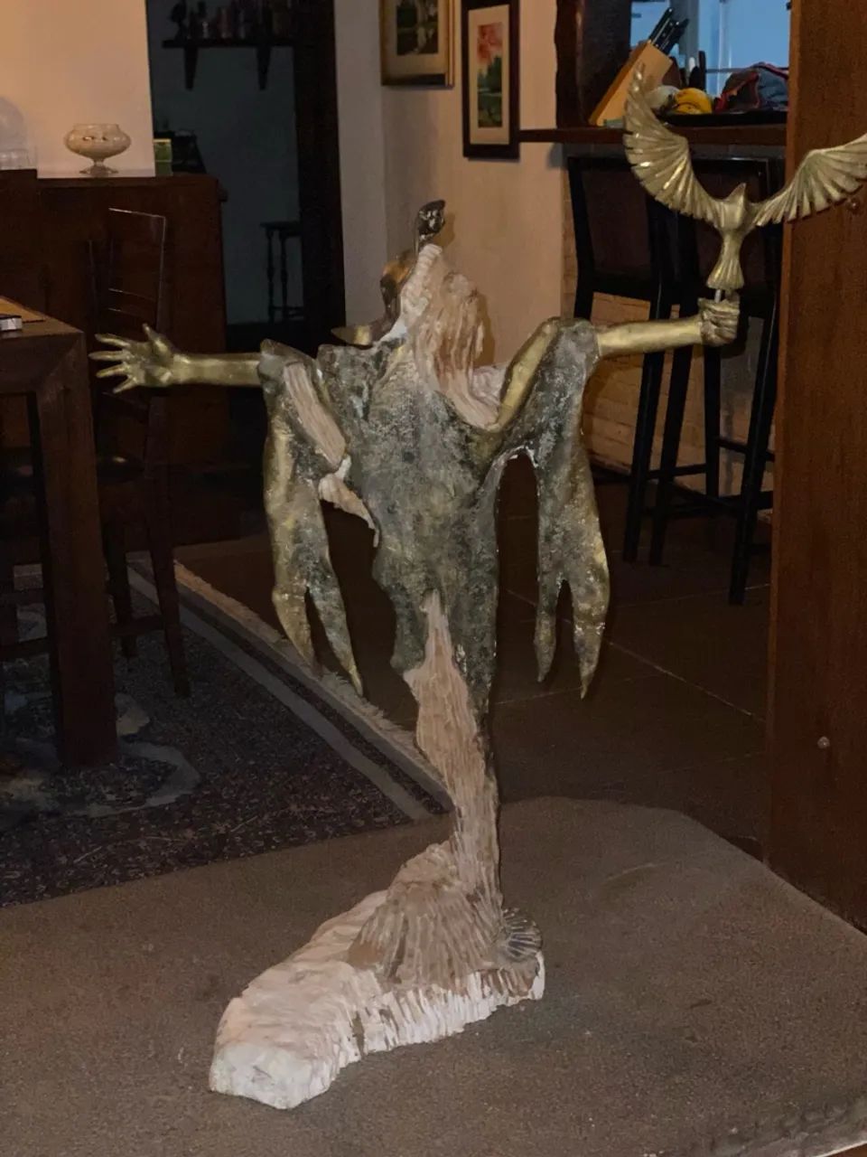 Escultura Gagliastri anos 80 São Francisco de Assis  - Foto 2