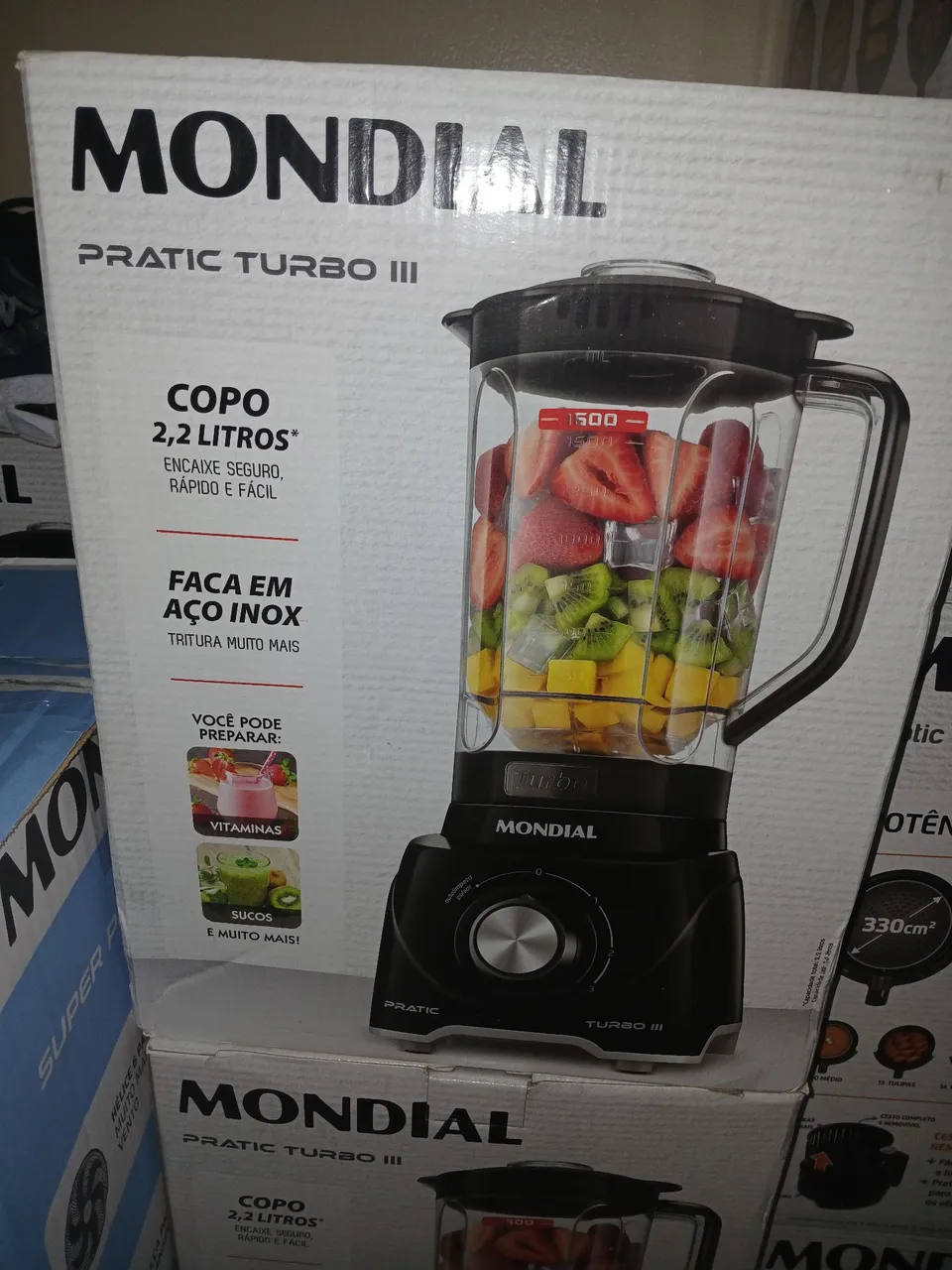 Liquidificador Mondial Pratic Turbo III 2,2 Litros