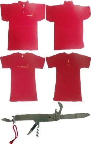 Camisas e Chaveiro Multifuncional Johnnie Walker Antigos - Foto 4