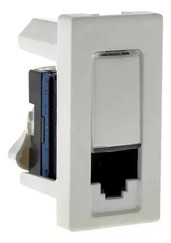 Tomada dados rj45 cat 6 branca 615047bc - PIAL PLUS - Foto 2