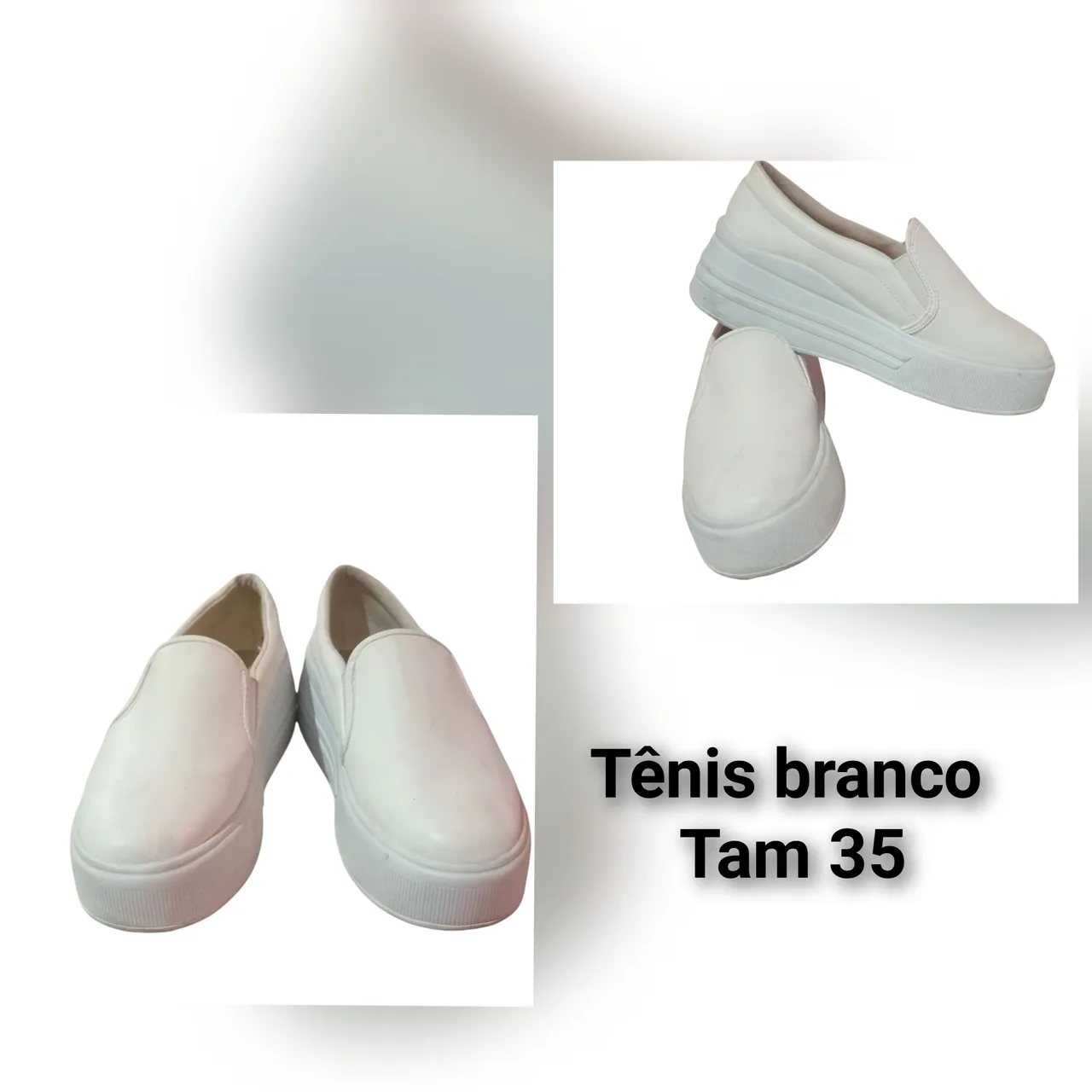Tênis branco feminino tamanho 35