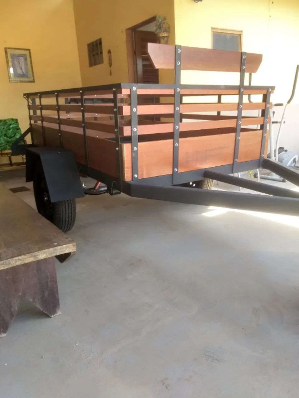 carretinha tipo fazendinha para 400, 500, 600 e 750 kg - Foto 5