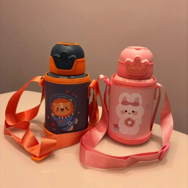 Garrafa infantil Cor Rosa - Foto 2