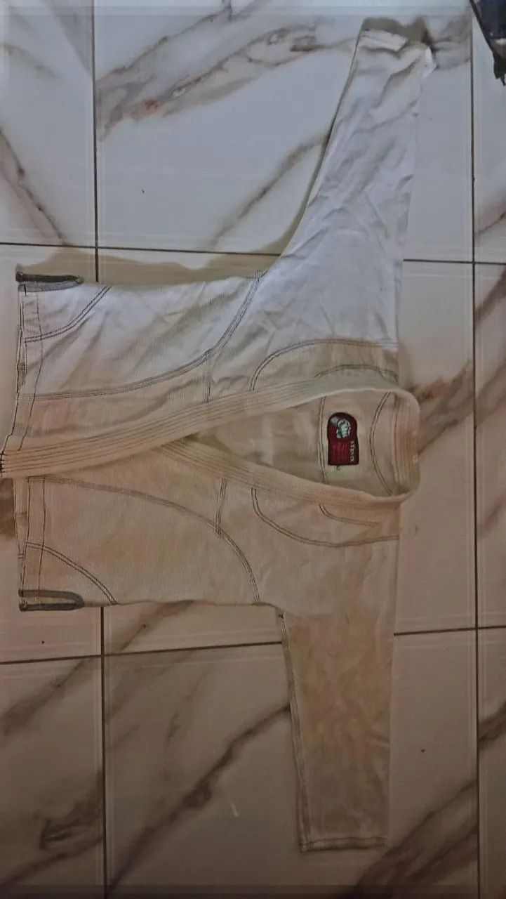 Kimono A2 branco seminovo 