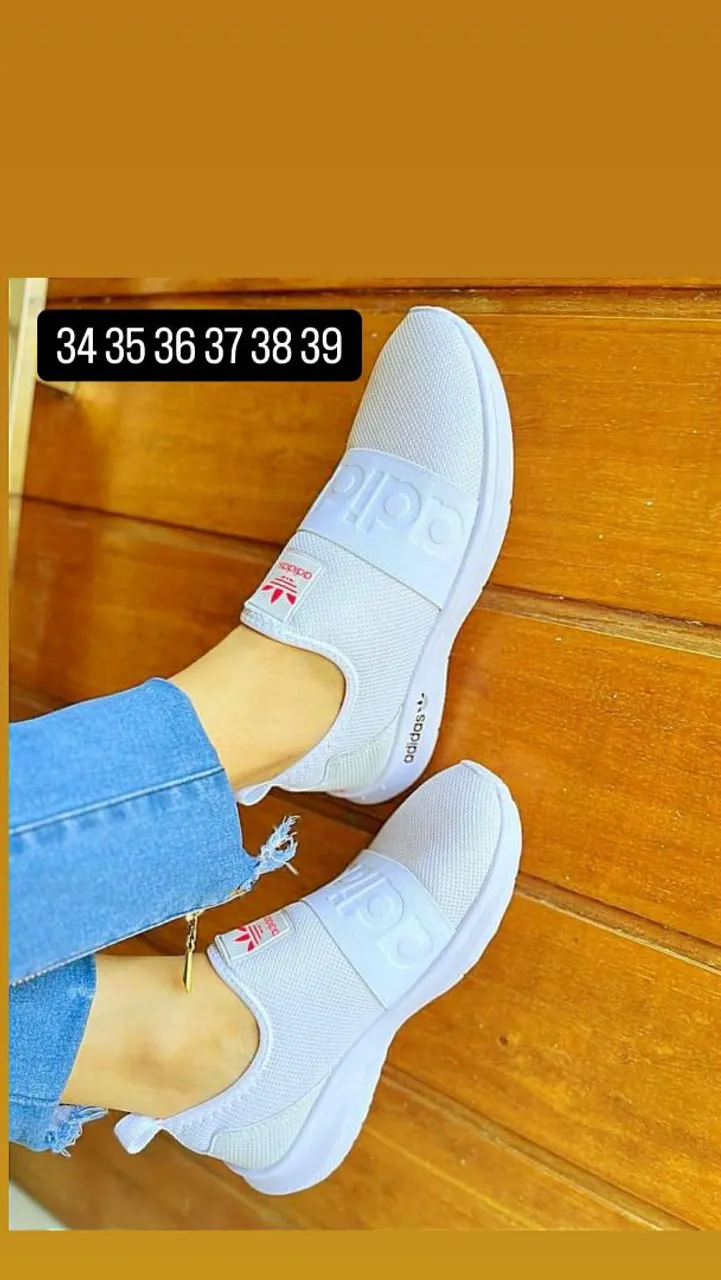 Tênis Adidas Feminino Sem Cadarço