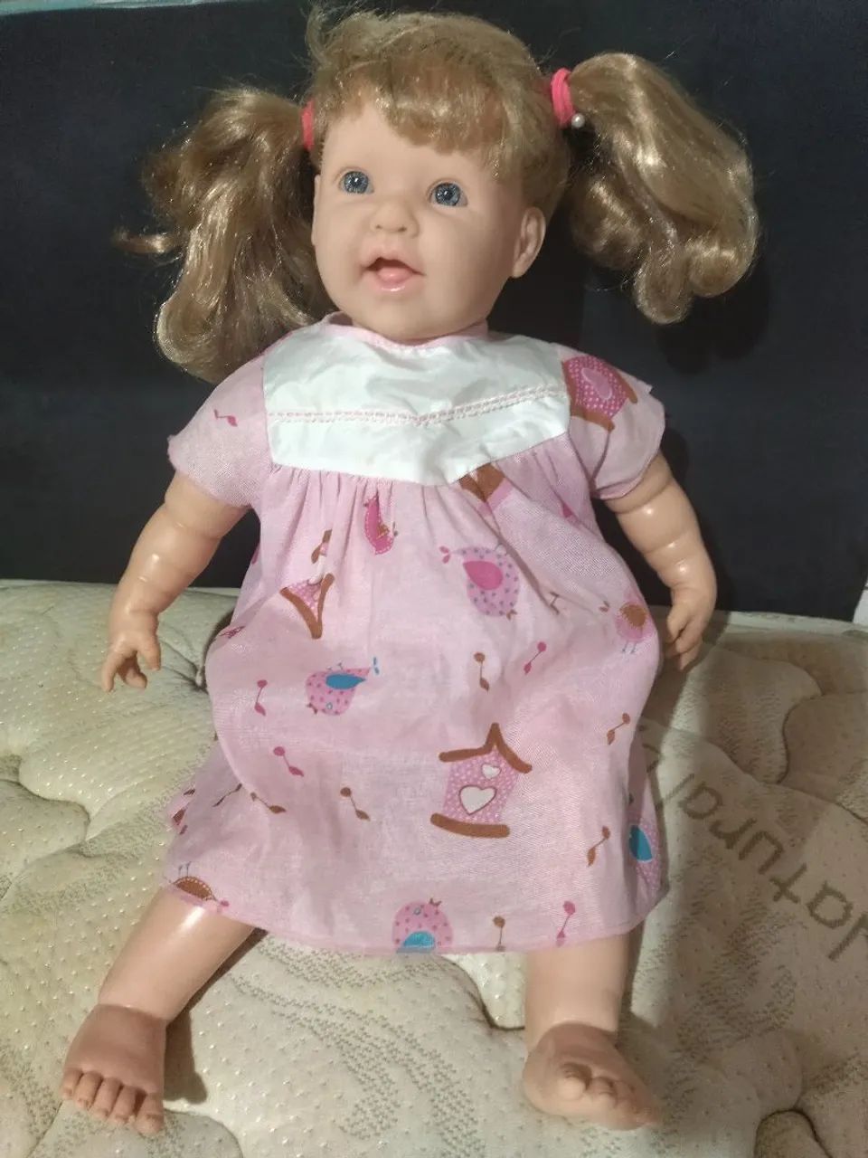 Boneca bebê linda corpo de pano  - Foto 2