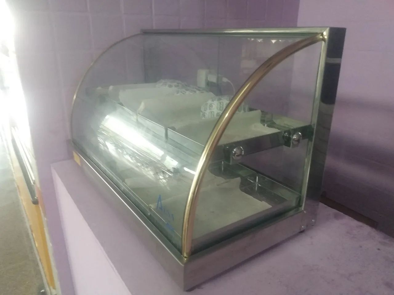 Estufa para salgados Vitrine expositora para Padaria Lanchonete - Foto 2
