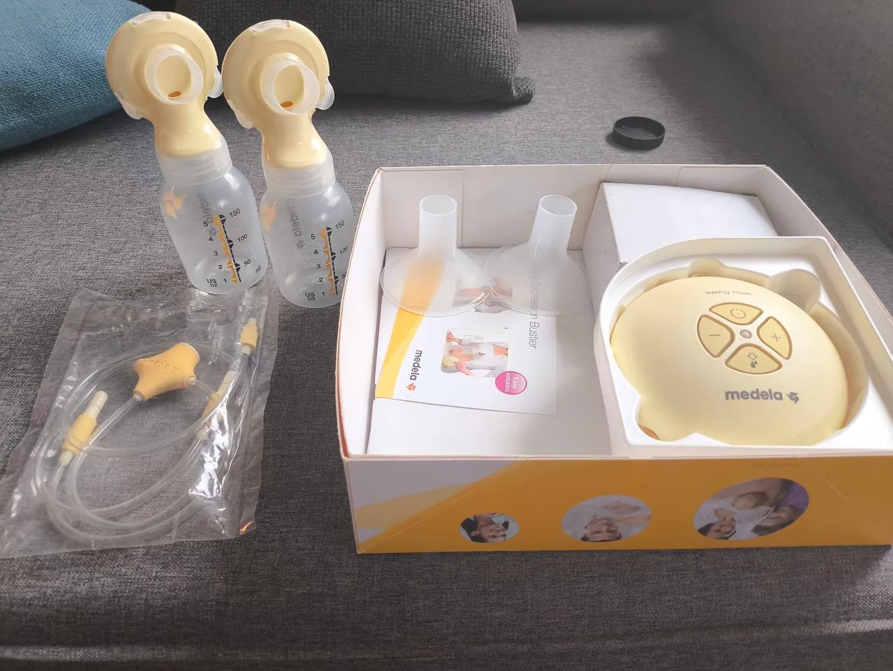Bomba Extratora de Leite Materno Medela Swing Maxi dupla