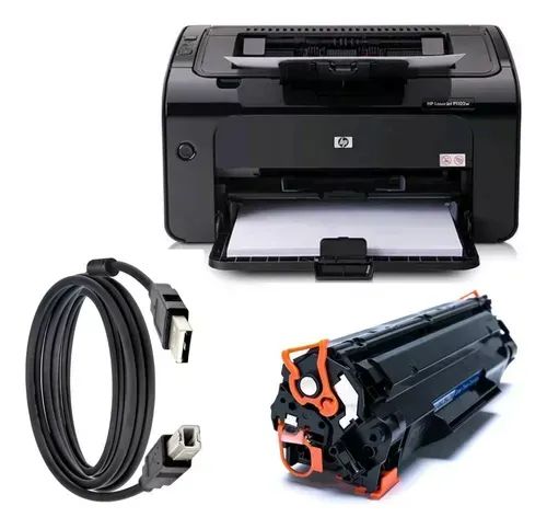 Impressora lasejet HP P1102w - Toner novinho! - Foto 3