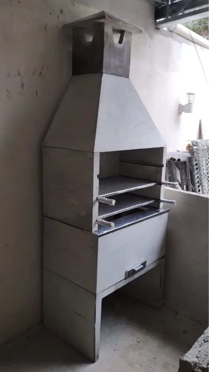Churrasqueira pré-moldada sem revestimento a partir de R$: 1,300.00 á vista 