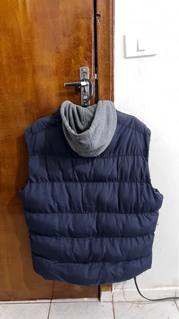 Colete Puffer capuz removível  - Foto 3