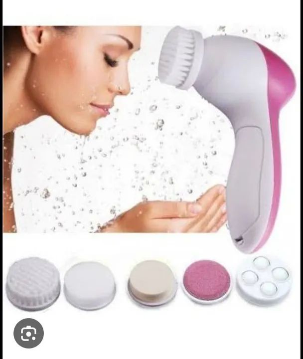 Escova de Limpeza Facial Elétrica 5 em 1 