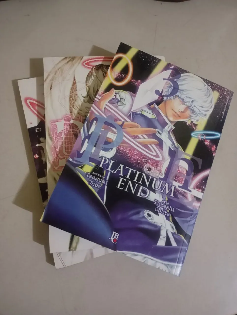 Platinum End Mangá vol. 1, 2 e 3