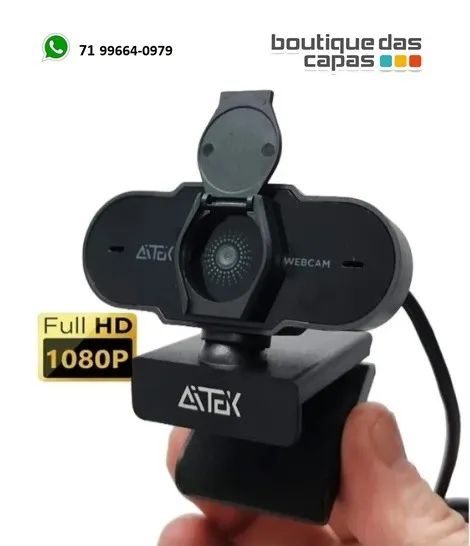 CAMERA WEBCAM 2MP 1080P USB SIGMA-W420 AITEK Full Hd VIDEO CONFERENCIA LIVE