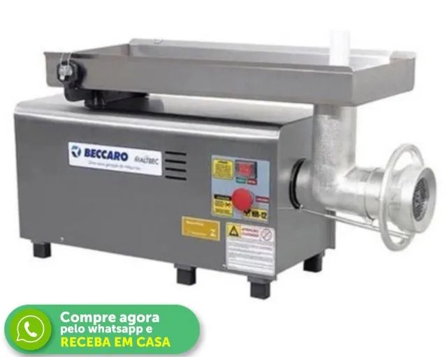 Moedor de Carne Boca 22 Beccaro para Açougue Novo