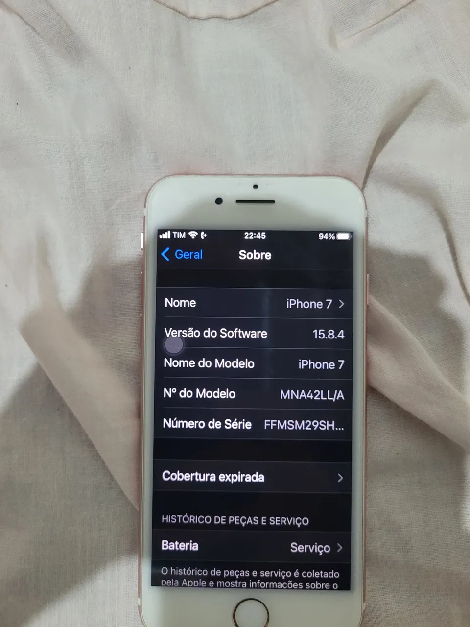 iPhone 7 - 128GB - Rosa Só manda a mensagem se for comprar