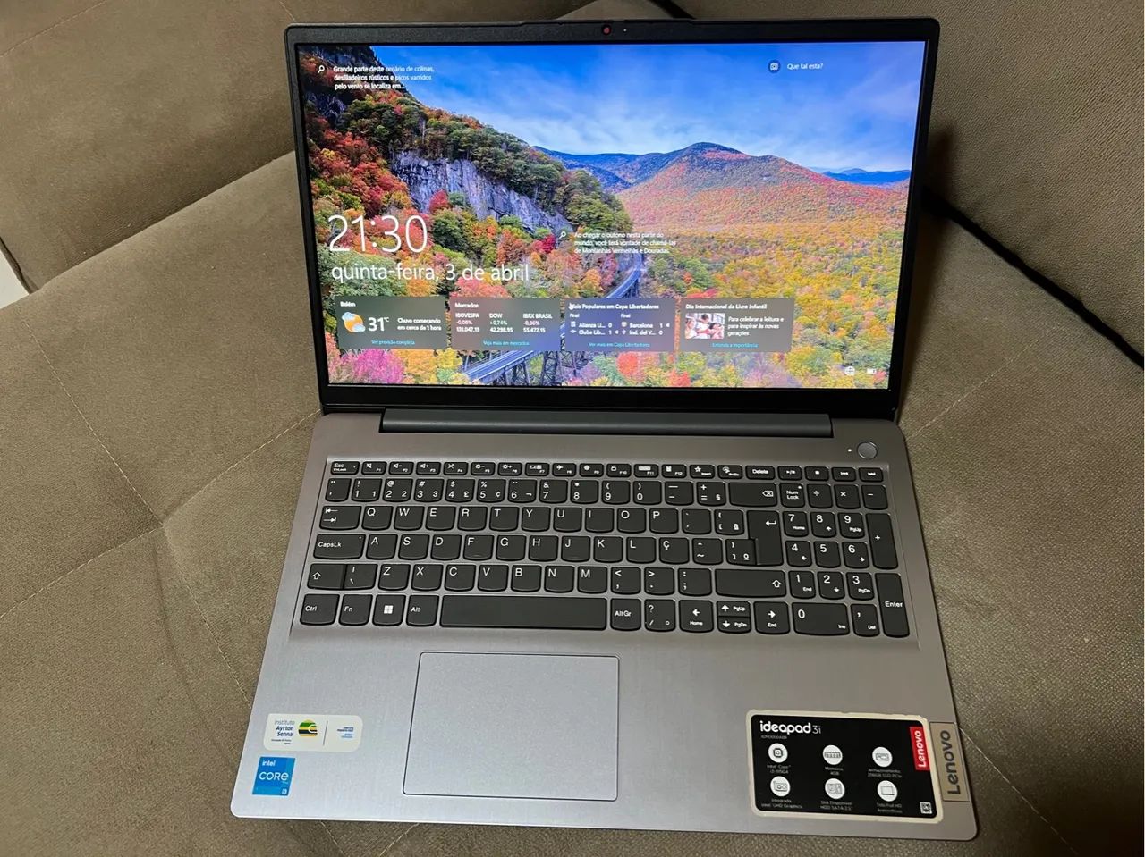 Notebook Acer i3 11ªGth, Ssd 256GB, 8GB ddr4 - Aceito cartão  - Foto 2