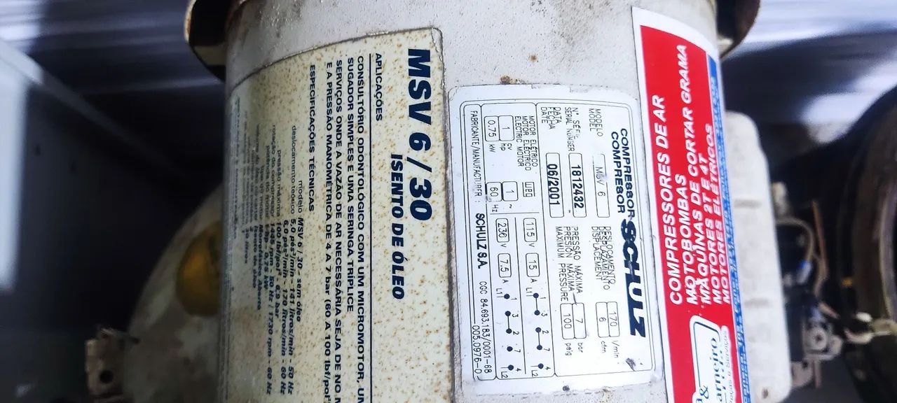 Compressor odontológico  - Foto 2