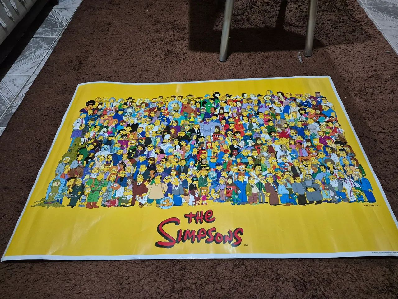 Poster da Família Simpsons Tamanho 99/5 Comprimento 68 Largura R$35,00 Reais 