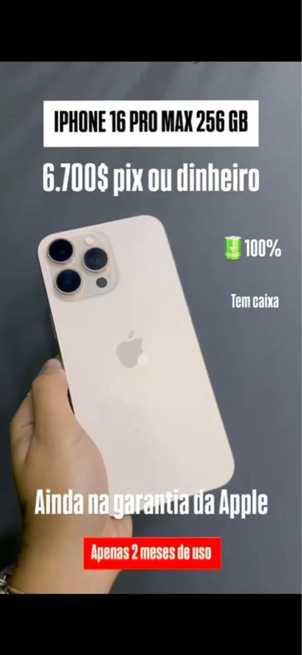16 pro max novo