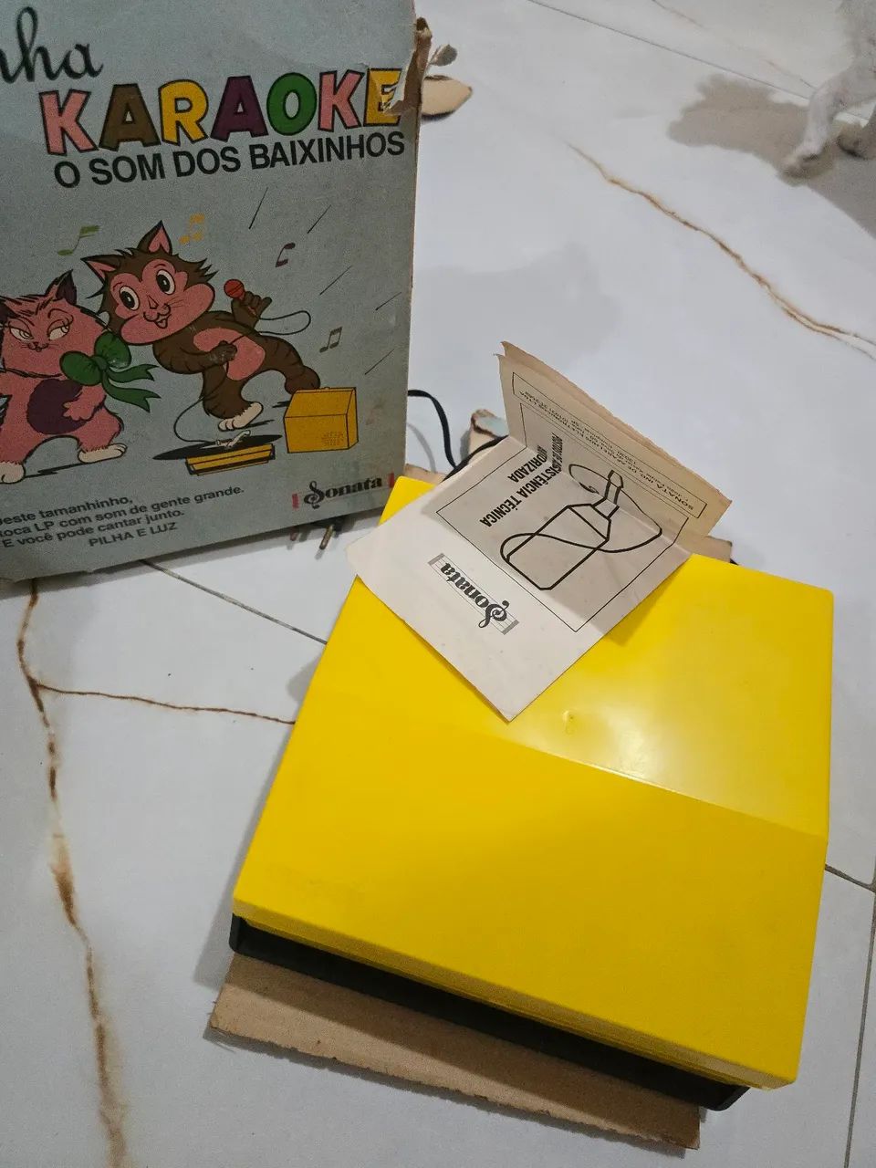 Vitrolinha sonata antiga funcionando mas sem agulha - Foto 2