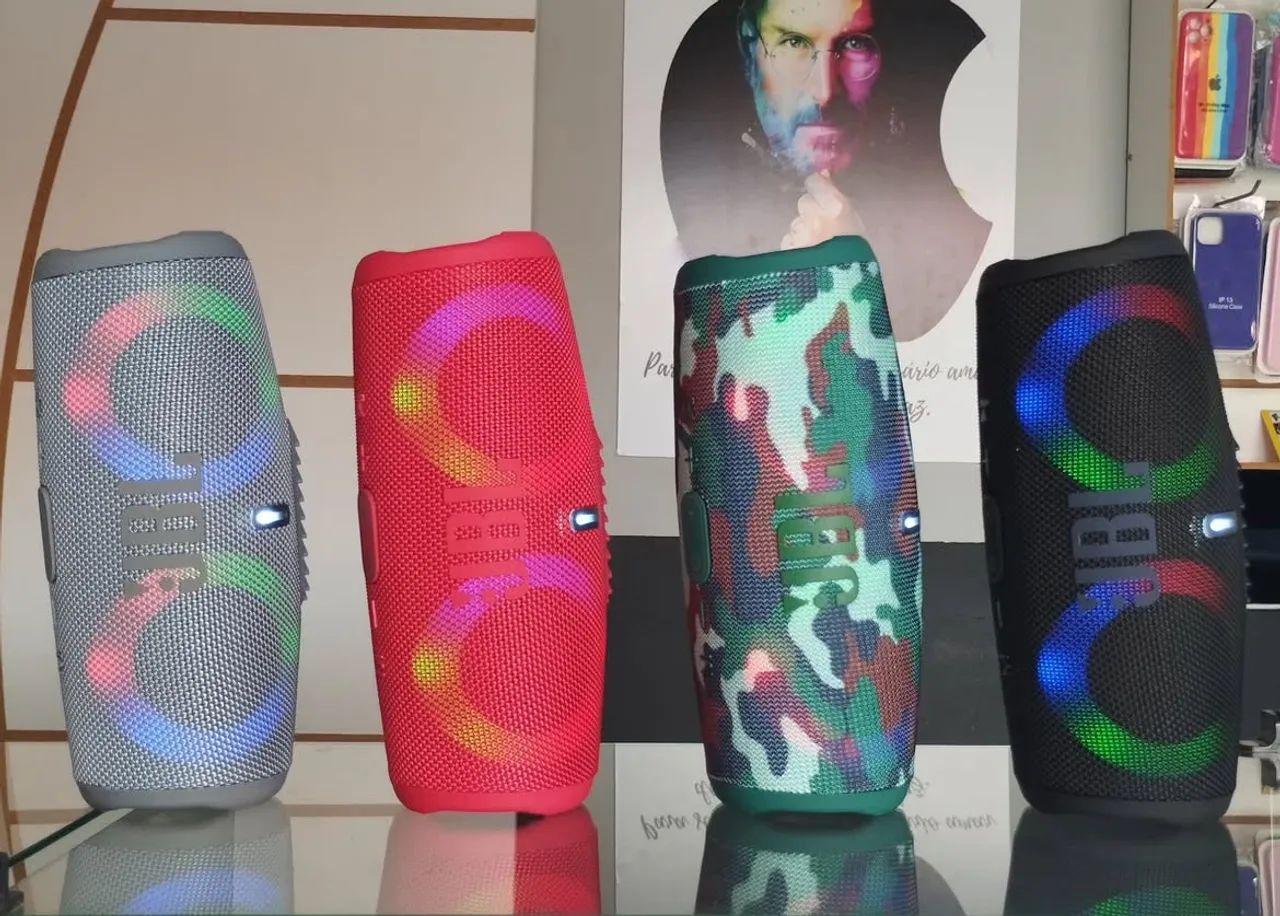 Caixa de Som JBL Charge 5 com Luzes RGB - Foto 3