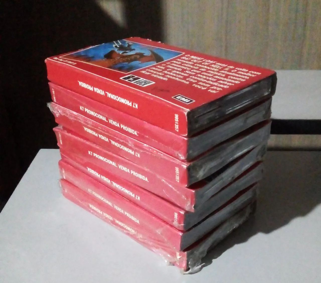 Lote de cassettes PROMO K7s do MEAT LOAF "Bat Out of Hell II", Virgin Records/EMI - Foto 4