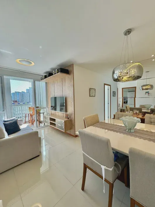 Apartamento de 2 quartos a uma quadra do mar na Praia de Itaparica - Vila Velha - ES @