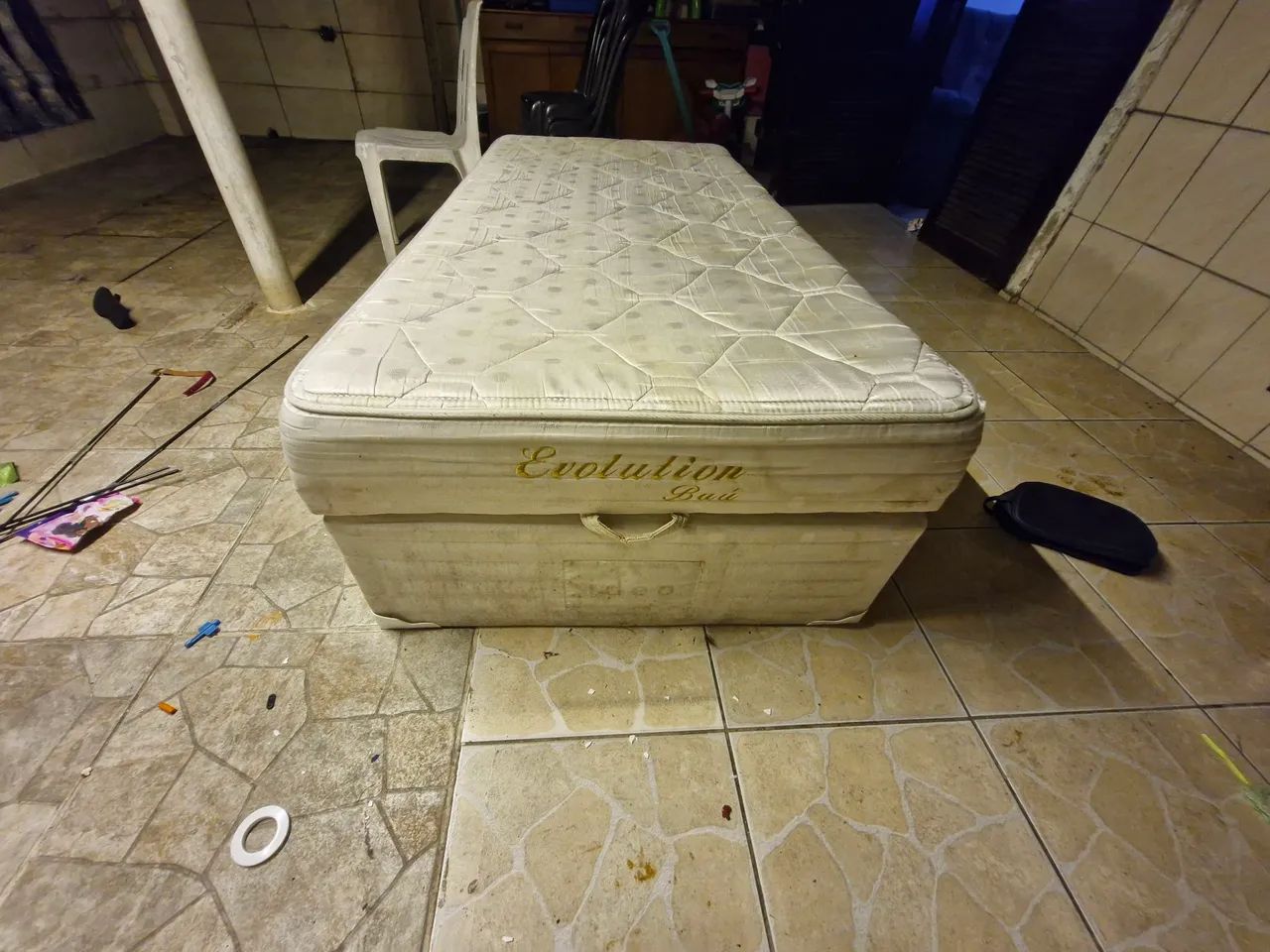Cama box solteiro com bau - Foto 3
