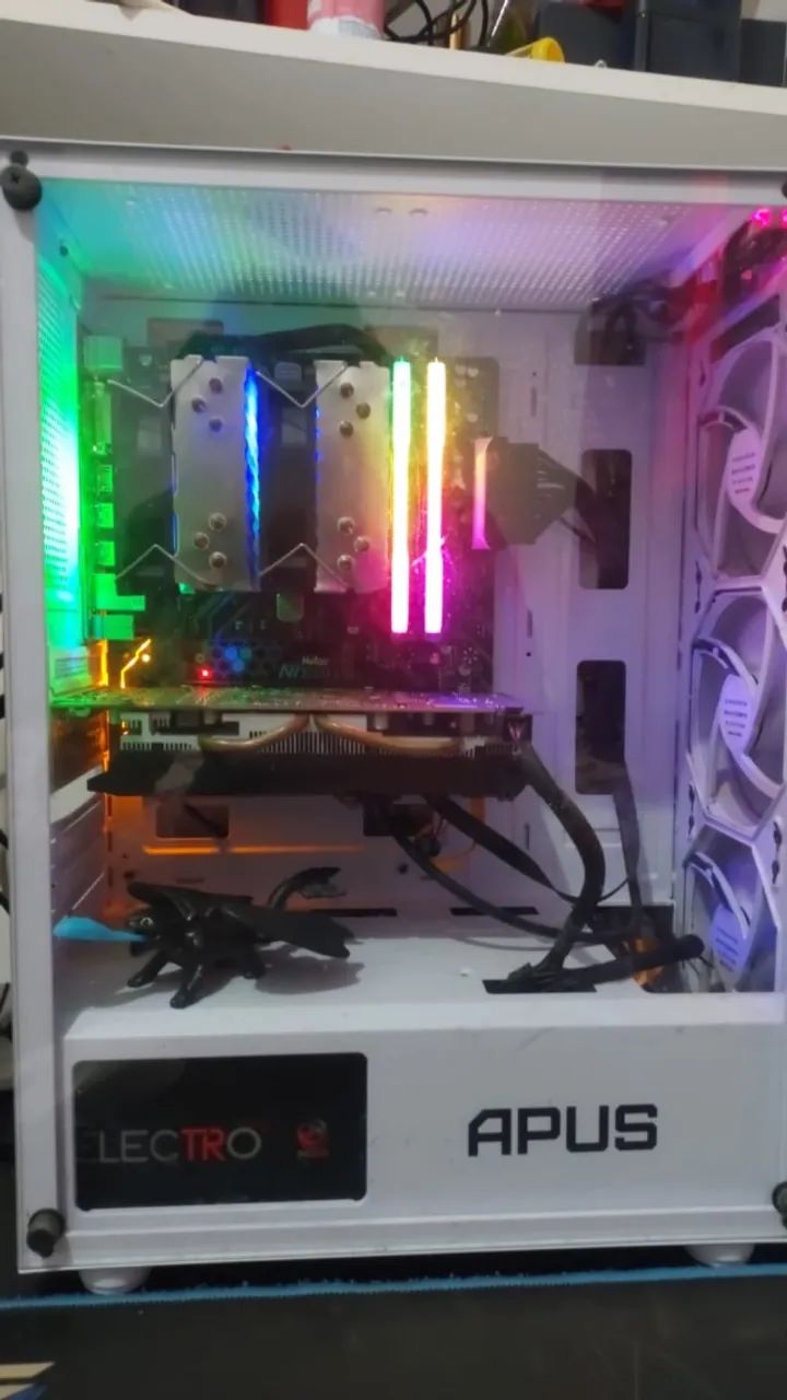 CPU Ryzen 5 PRO 4650G | RX 580 | 16GB DDR4 | SSD NVMe + SSD SATA - Foto 2