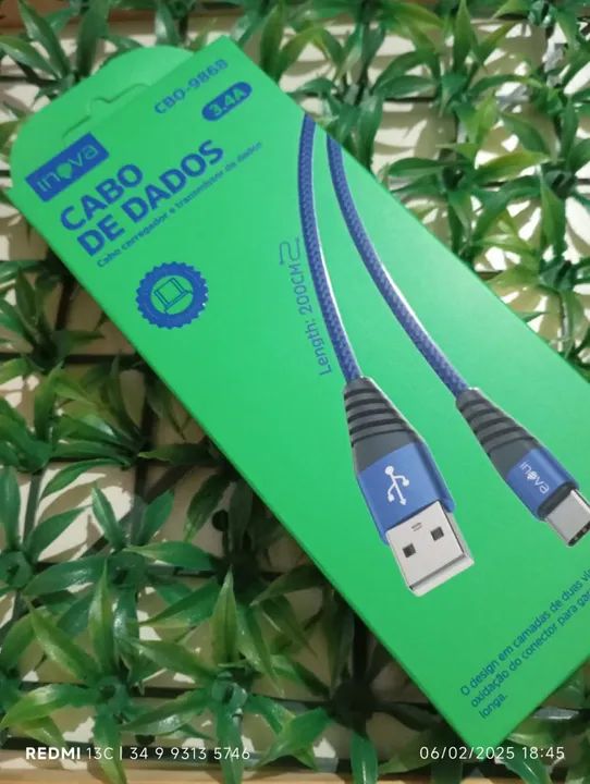 Cabo USB para iPhone - 3.4A - 2 Metros - Alta Velocidade - Foto 3