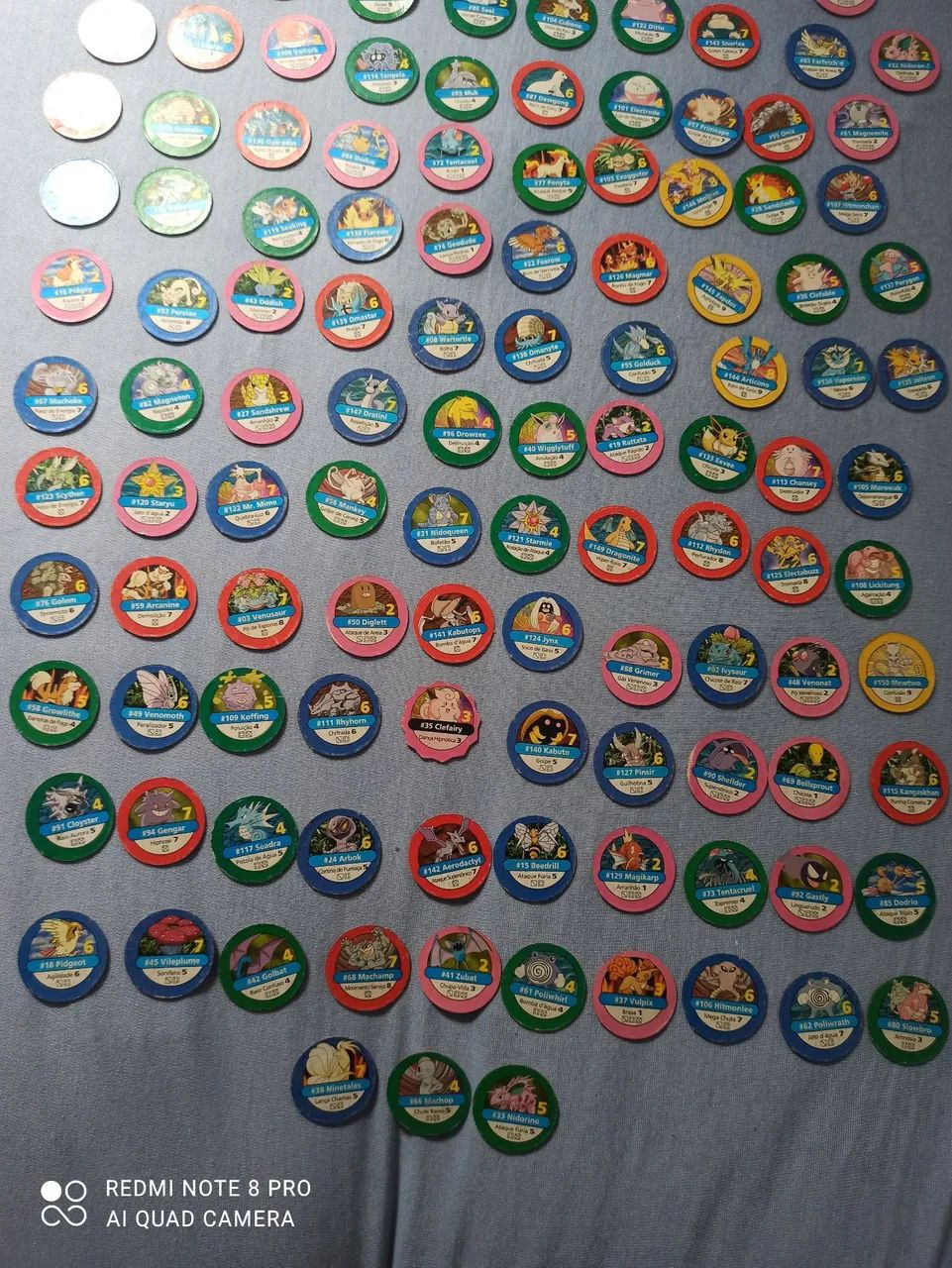 Tazos pokémon da Nintendo  - Foto 3