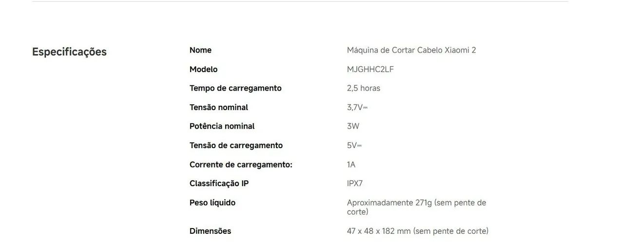 Máquina de Cortar cabelo Xiaomi 2 - Foto 5