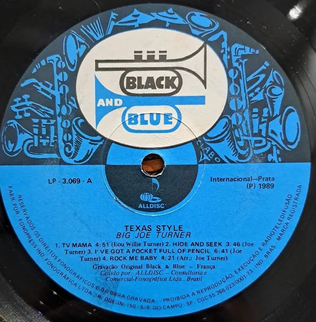 Disco de Vinil LP Big Joe Turner Texas Style - Foto 3
