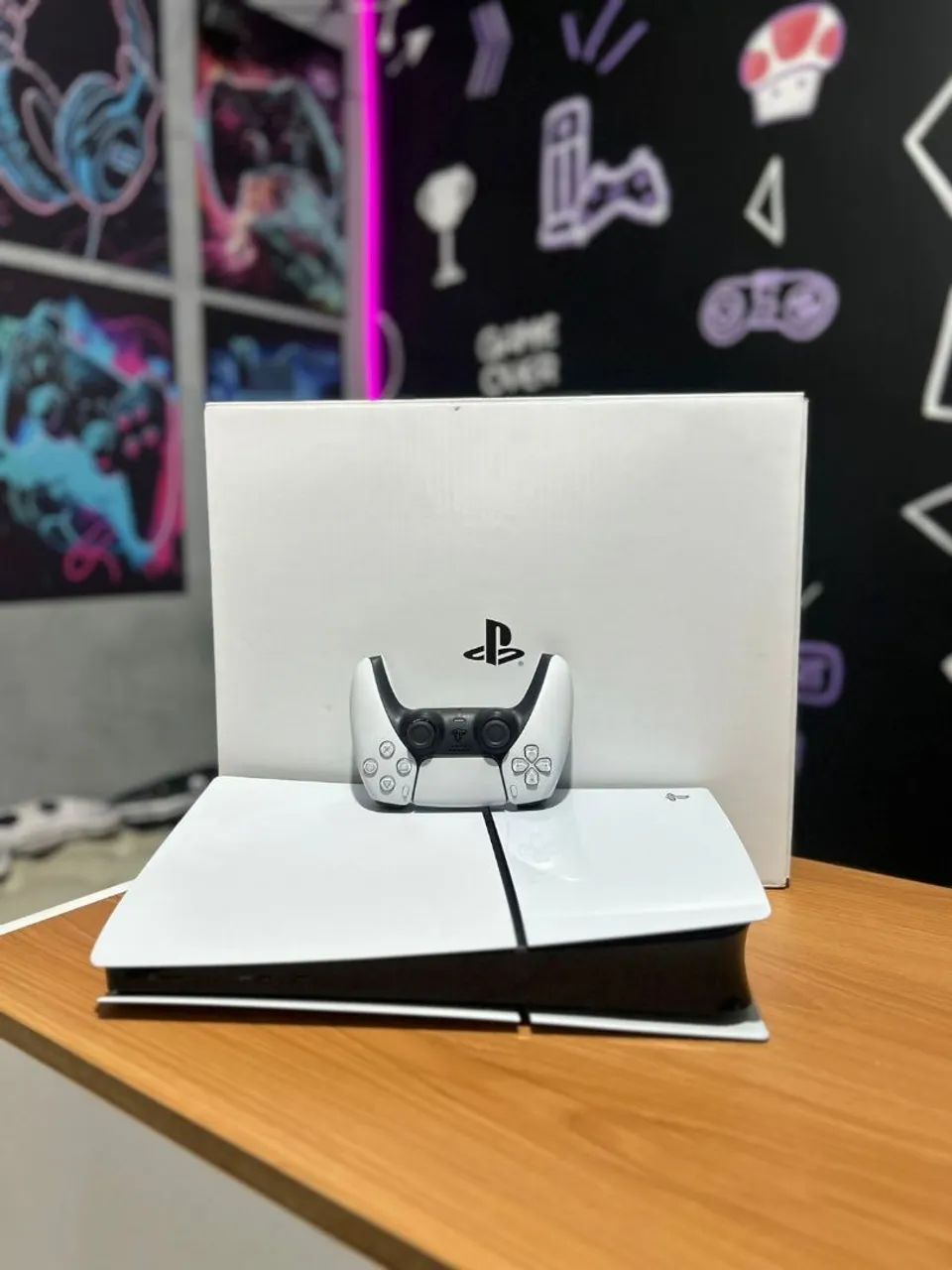 PS5 Slim c/ Garantia completo 