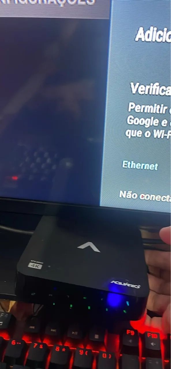 Tv Samsung 50 polegadas + tv box - Foto 5