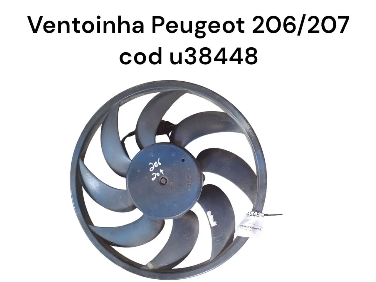 Ventoinha Peugeot 206/207 cod u38448