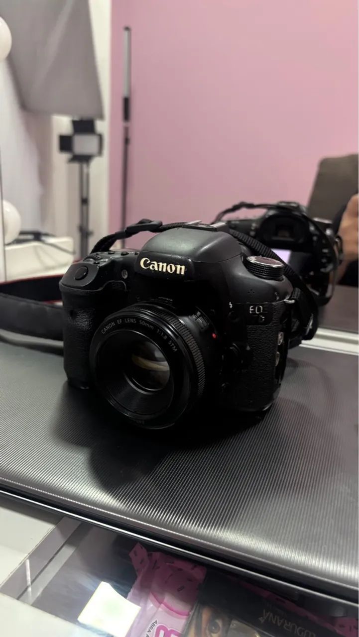 Câmera Canon DSLR com cartão de memoria Kingston 16GB - Foto 4