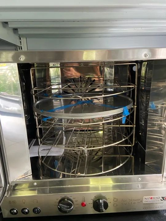 FGE-4 PRETO FORNO RACK 4 ASSADEIRAS GIRATÓRIO - TITA  - Foto 3