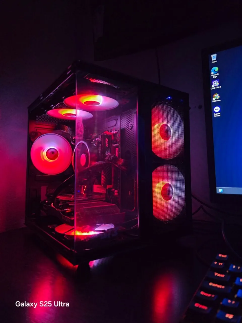 PC Gamer Ryzen RX 580 Novo com Nota e Garantia