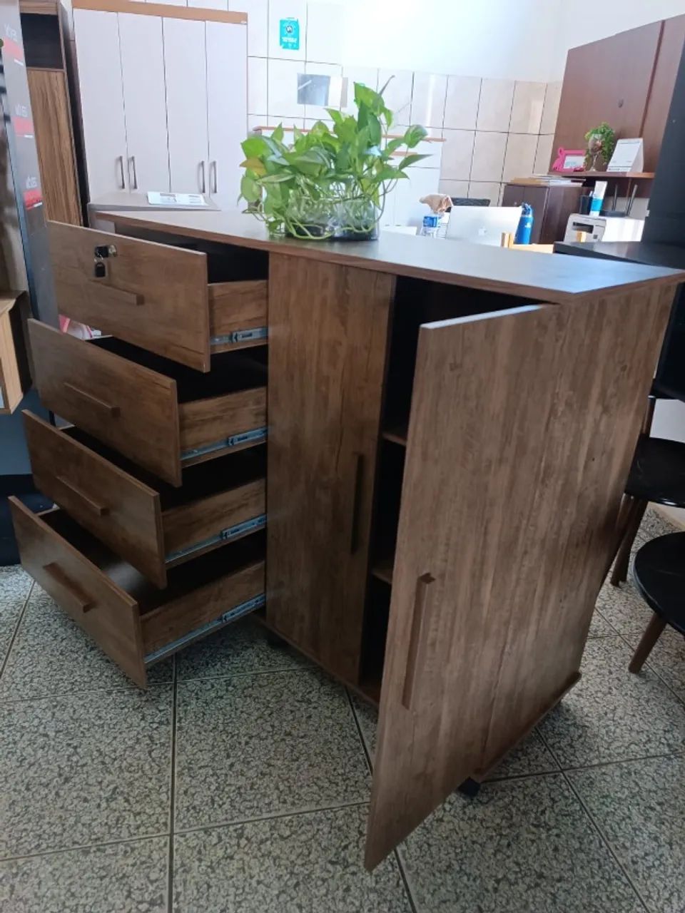 Cômoda Grande com Sapateira Dupla Nova na Promoção  - Foto 5