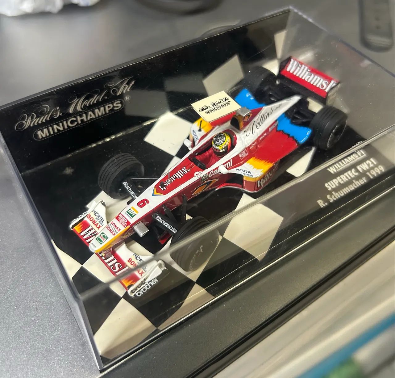 1/43 Williams FW21 Minichamps - Hobbies e coleções - Santa Maria
