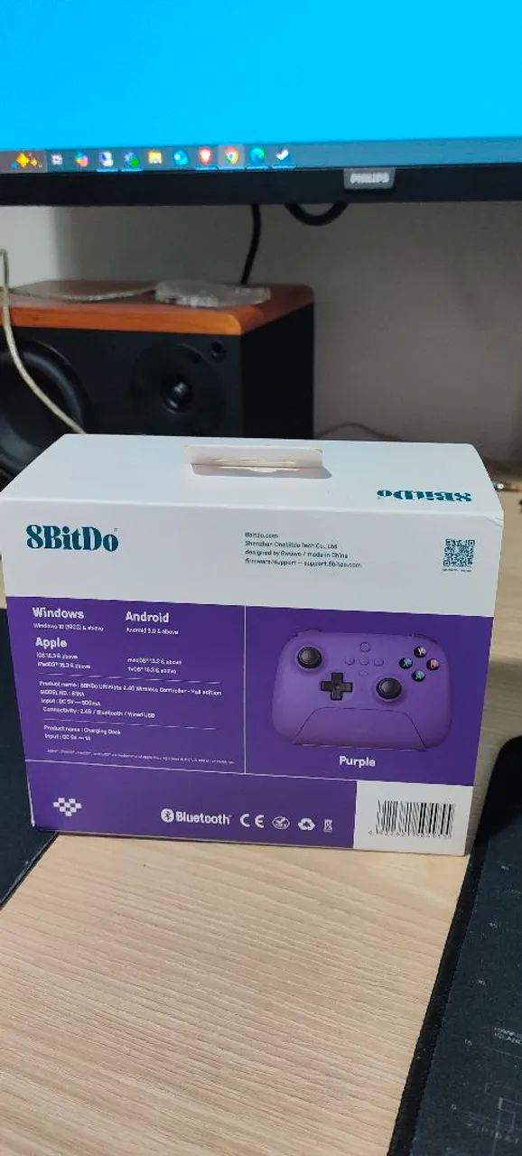 Controle 8BitDo Ultimate 2.4G Wireless para PC, Android, iOS e Switch - Foto 2