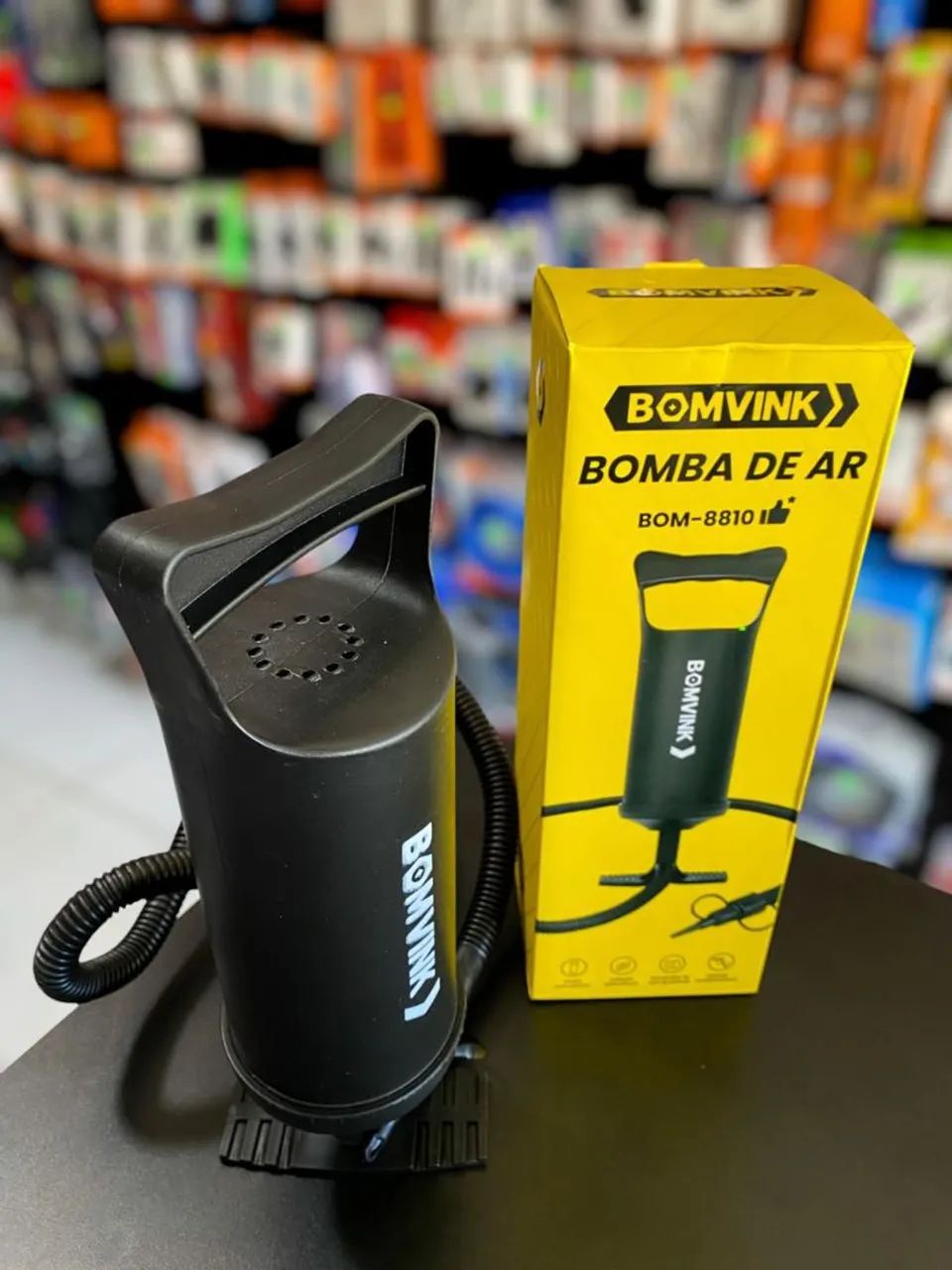 BOMBA DE AR MANUAL PARA INFLÁVEIS BOMVINK - Foto 2
