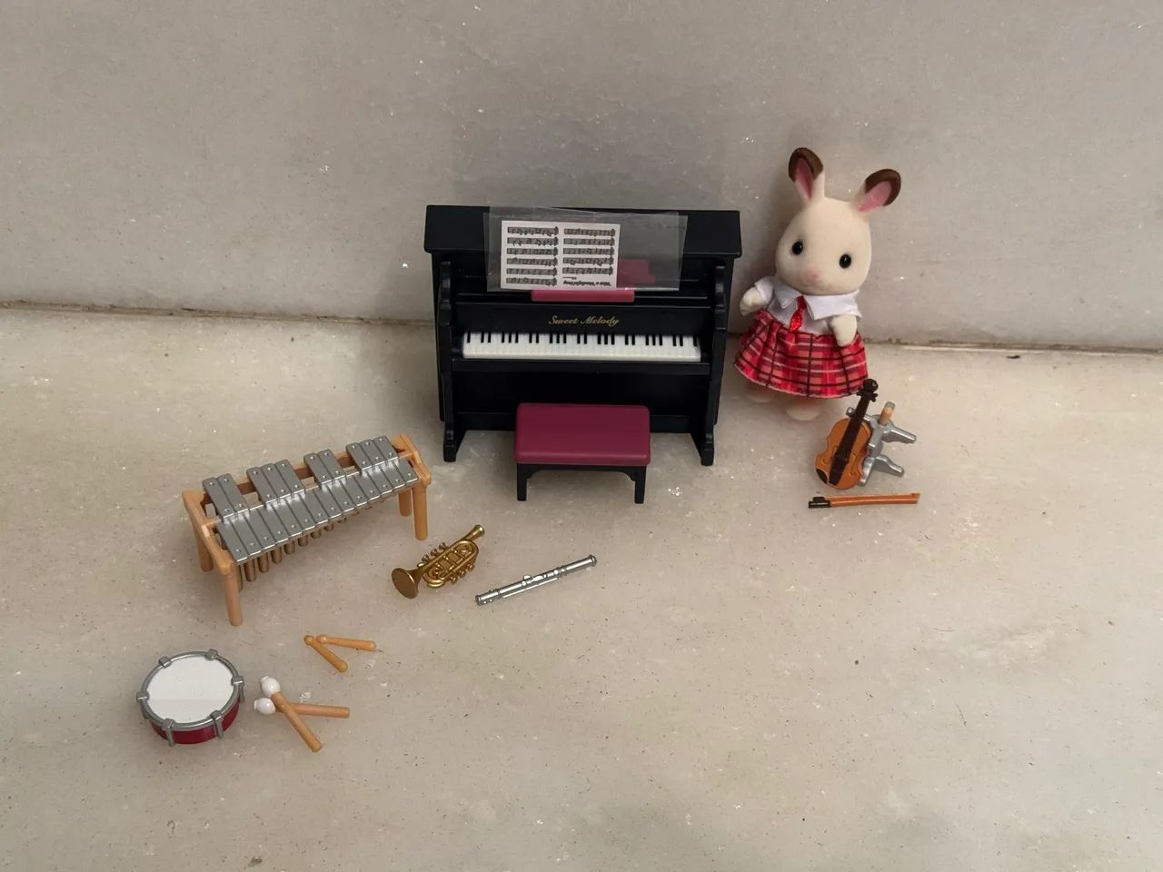 Sylvanian Families - Conjunto aula de música completo
