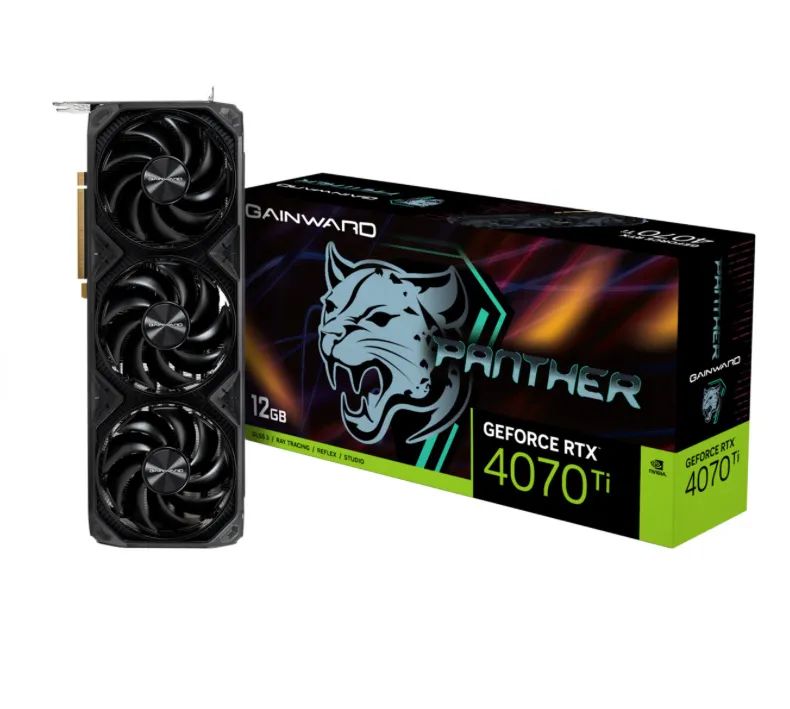 Placa Vídeo NVIDIA GeForce RTX 4070 Ti Panther, 12GB, GDDR6X, DLSS, NED407T019K9-1043Z