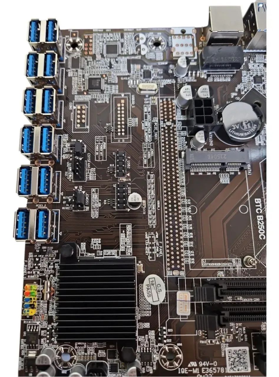 Placa Mãe com 12 usb