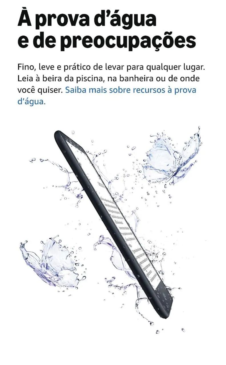 Kindle Paperwhite 16GB - Novo - O Kindle mais rápido já lançado  - Foto 5