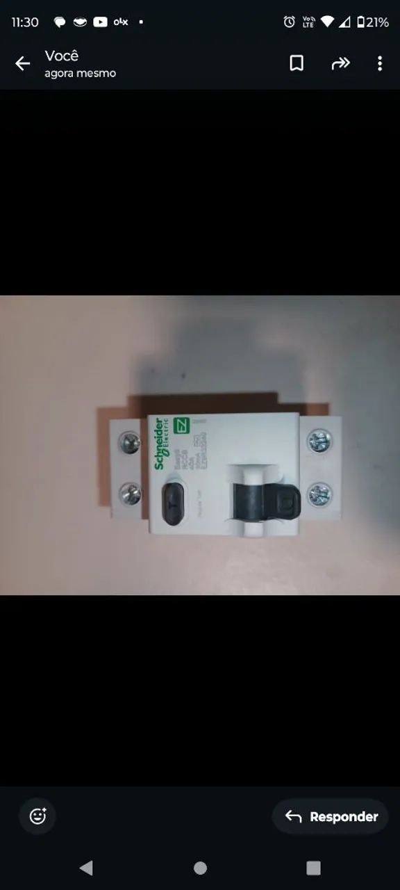 Disjuntor diferencial residual Schneider Electric