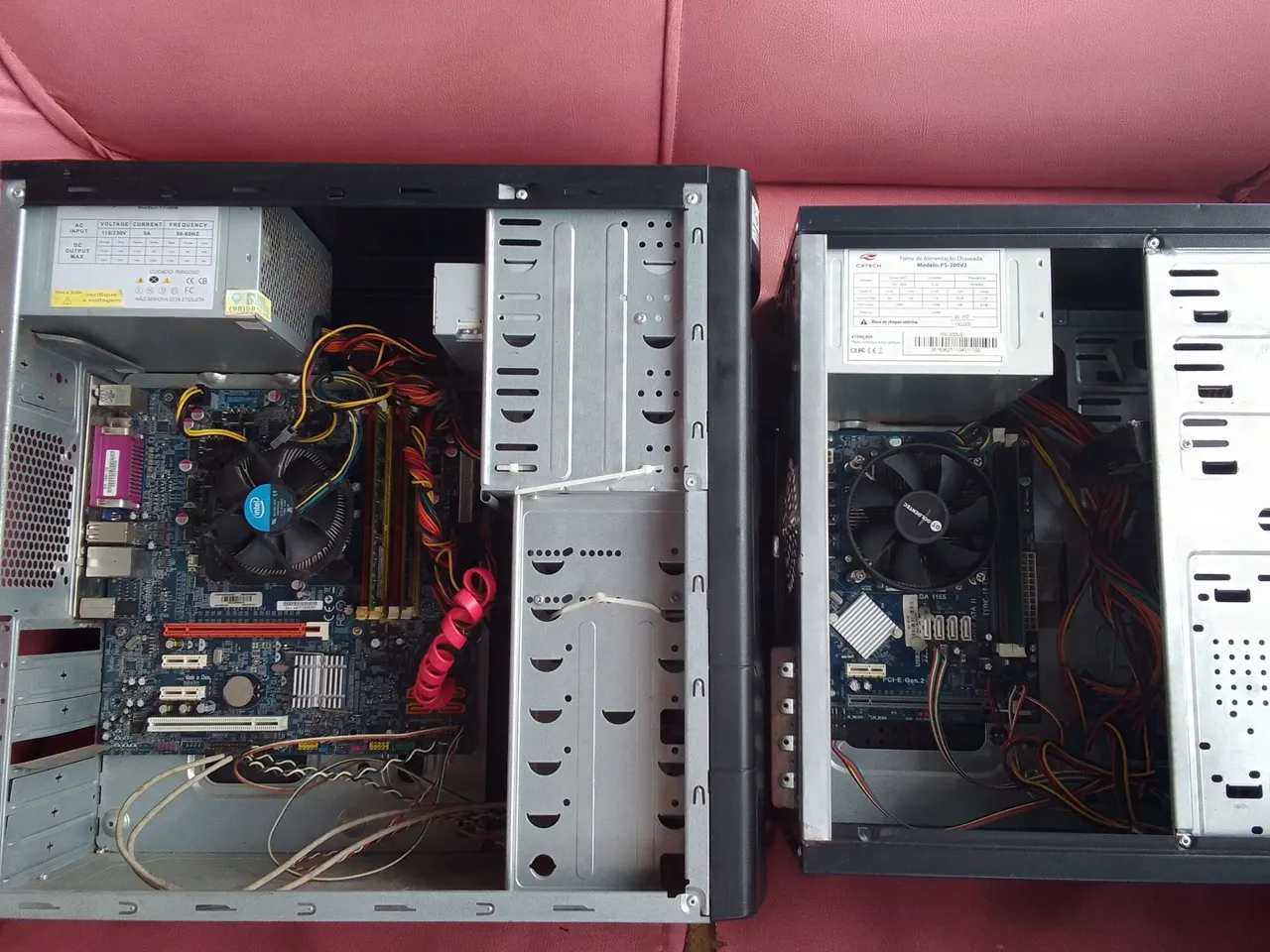2 CPU + 2 MONITORES COM DEFEITO LEIA